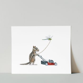Chipmunk Son Print