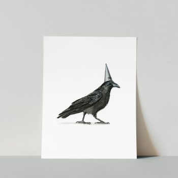 Dunce Crow Print