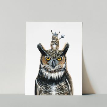 Great Horned Owl Print