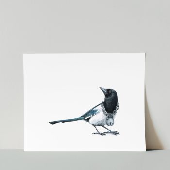 Magpie Lock & Key II Print