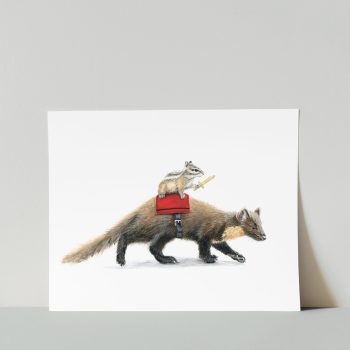 Pine Marten Print
