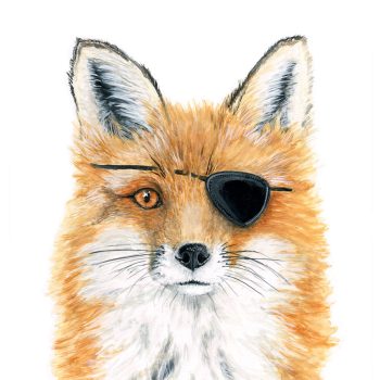 Red Fox Print