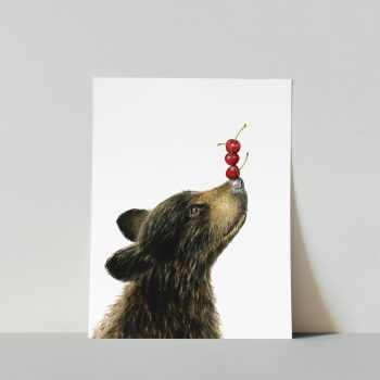 Black Bear Cub Print