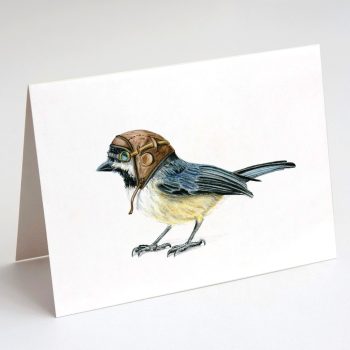 Aviator Chickadee Card