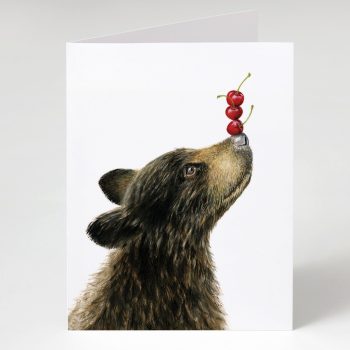 Black Bear Cub Card