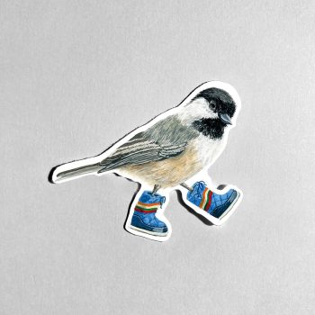 Moonboot Chickadee Sticker