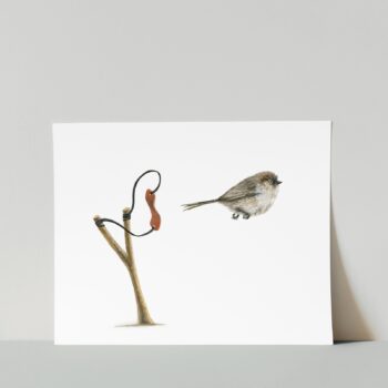 Bushtit Print