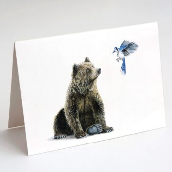 Grizzly and Blue Jay Card