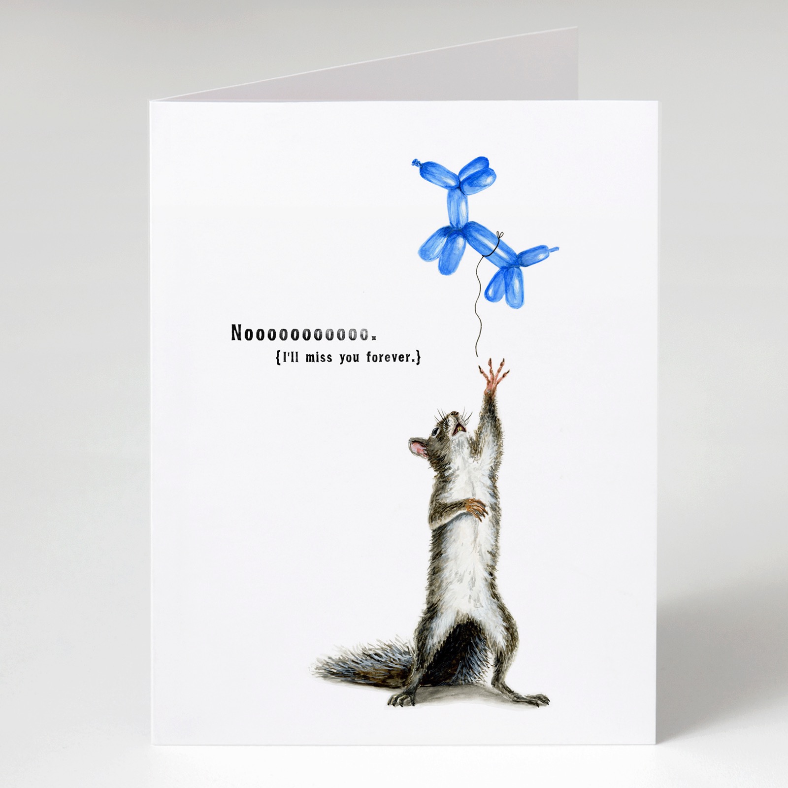 Squirrel & Balloon Card