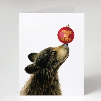 Black Bear Cub Holiday Hard