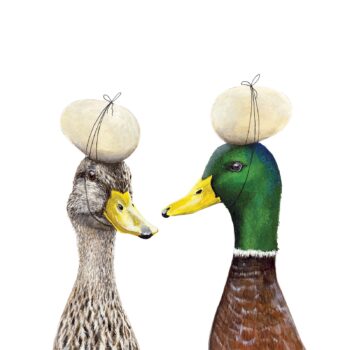 Mallard Family original painting